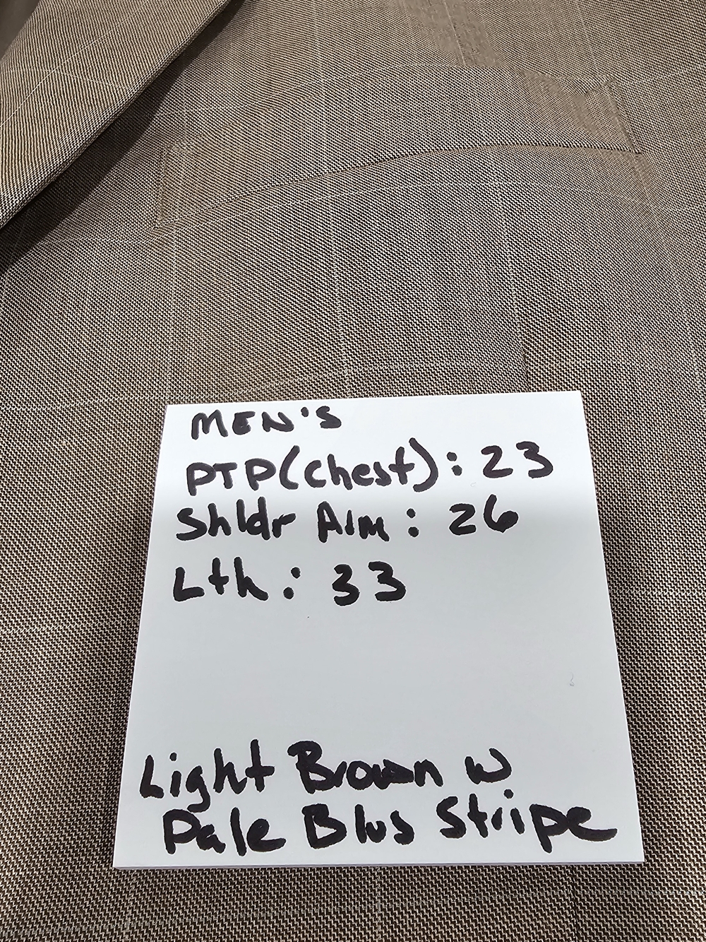 Maxwell’s Custom Tailored Brown Windowpane Blazer Wool Sport Coat 46R Classic - Picture 13 of 13